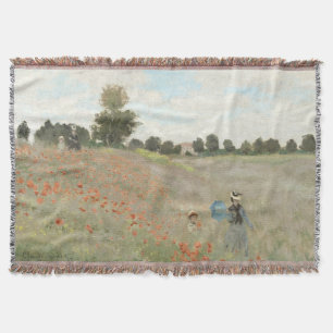 Couverture Fleurs de champs de pavot de Monet Jetez la couver