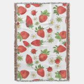 Couverture Fleurs de fraises : Aquarelle Art sans fil (devant Vertical)