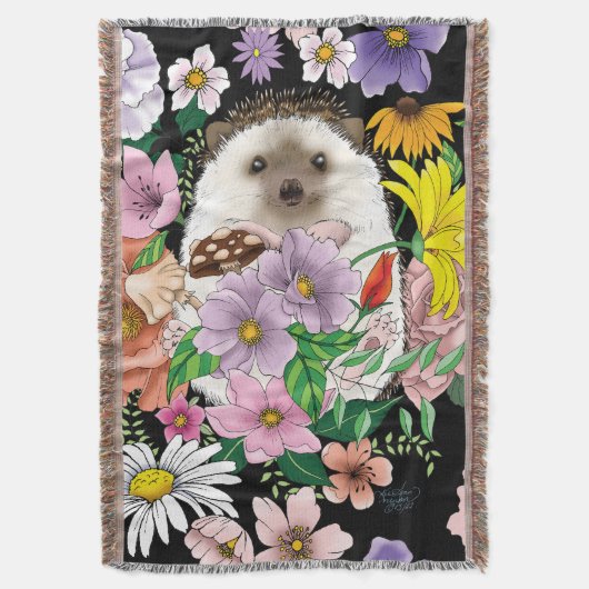 Couverture Fleurs de hérisson mignonnes (devant Vertical)