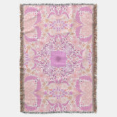 Couverture Fleurs de jardin rétro en rose (devant Vertical)