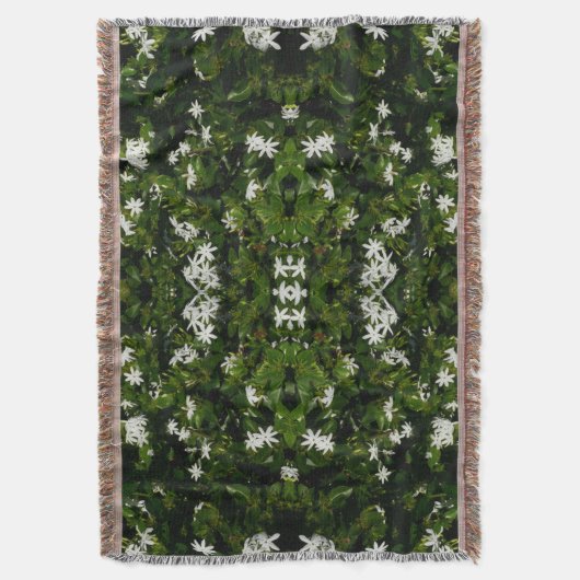 Couverture Fleurs de jasmin Botanique tropicale florale (devant Vertical)