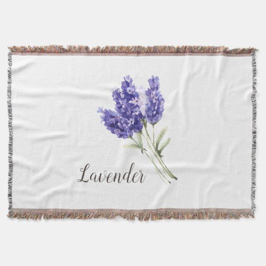 Couverture Fleurs de Lavande Aquarelle (Devant)