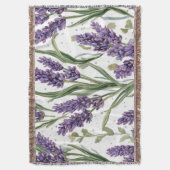 Couverture Fleurs de lavande violette aquarelle botanique (devant Vertical)