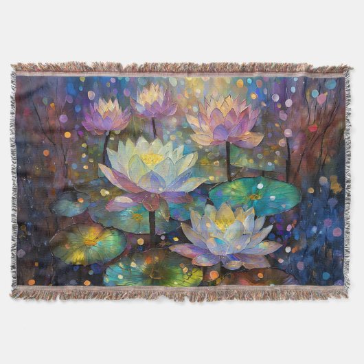 Couverture Fleurs de lotus délicates s'épanouissant dans la n (Devant)