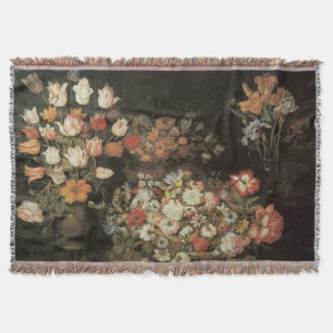 Couverture Fleurs de nature morte, baroque floral vintage