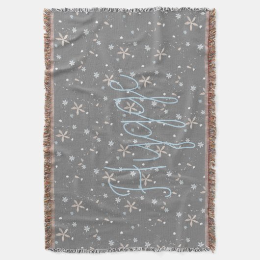 Couverture Fleurs De Neige Hygge (devant Vertical)