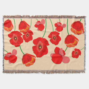Couverture Fleurs de pavot rouge