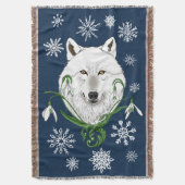 Couverture Fleurs de perce-neige du loup arctique blanc (devant Vertical)