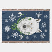 Couverture Fleurs de perce-neige du loup arctique blanc (Devant)