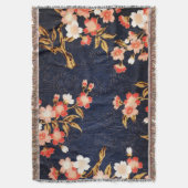 COUVERTURE FLEURS DE PRINTEMPS ROUGE ROSE BLANC, FLORALES BLE (devant Vertical)