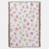Couverture Fleurs de ranunculus rose menthe (devant Vertical)