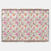 Couverture Fleurs de tulipe à motifs floraux (Devant)