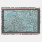Couverture Fleurs décoratives bleu pastel (Devant)