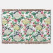 Couverture Fleurs d'été colorées motif (Devant)