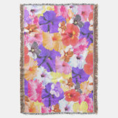 Couverture Fleurs d'Hibiscus en mosaïque, (devant Vertical)