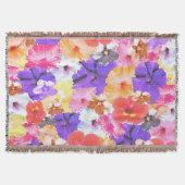 Couverture Fleurs d'Hibiscus en mosaïque, (Devant)