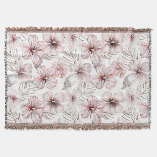 Couverture Fleurs d'Hibiscus Rose Anniversaire (Devant)