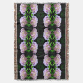 Couverture Fleurs d'hydrangée violette rose doux (devant Vertical)