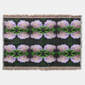 Couverture Fleurs d'hydrangée violette rose doux (Devant)