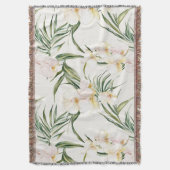 Couverture Fleurs d'orchidées blanches tropicales (devant Vertical)