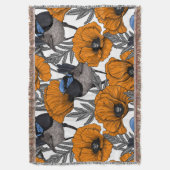 Couverture Fleurs et fleurs de pavot orangé 2 (devant Vertical)