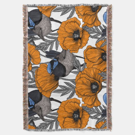 Couverture Fleurs et fleurs de pavot orangé 2 (devant Vertical)