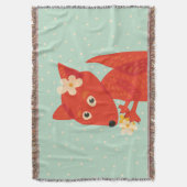 Couverture Fleurs Et Mignons Renards (devant Vertical)
