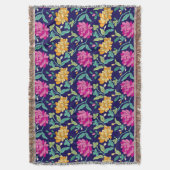 Couverture Fleurs florales élégantes Buds Jaunes Roses Verdur (devant Vertical)