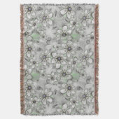 Couverture Fleurs fractales sans couture motif I + vos idées (devant Vertical)