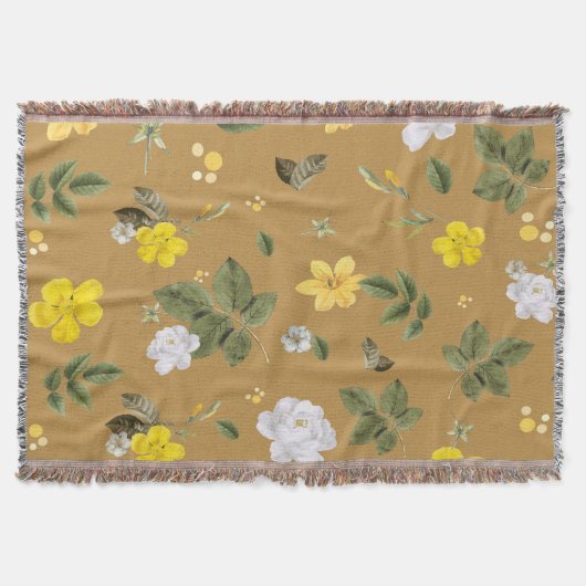 Couverture Fleurs jaunes et roses blanches 4 (Devant)