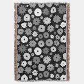 Couverture Fleurs monochromes grand motif (devant Vertical)