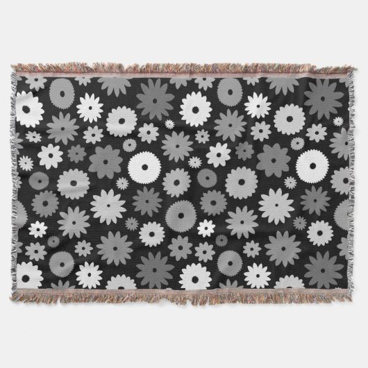 Couverture Fleurs monochromes grand motif (Devant)