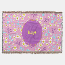 fleurs personnalisées, arc et bulles motif