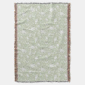 Couverture Fleurs romantiques vertes et blanches (devant Vertical)