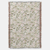Couverture Fleurs Rose Blush Jolies (devant Vertical)