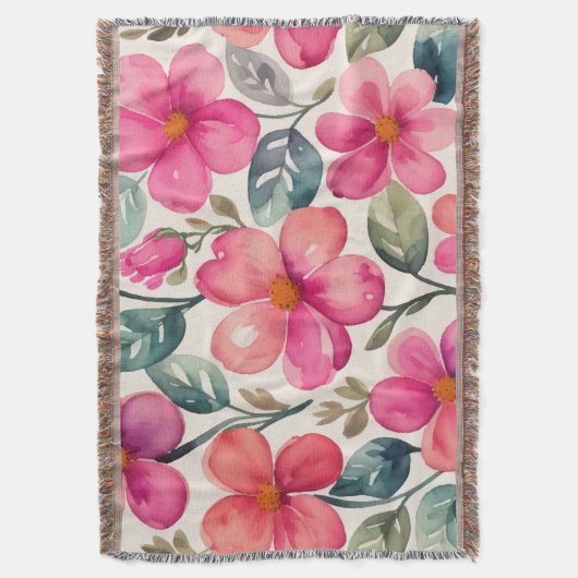 Couverture Fleurs roses (devant Vertical)