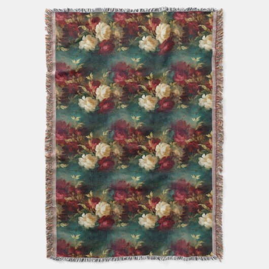 Couverture Fleurs rouges blanches vertes (devant Vertical)