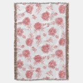 Couverture Fleurs Rouges Chic (devant Vertical)