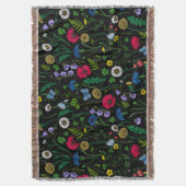 Couverture Fleurs sauvages en noir (devant Vertical)