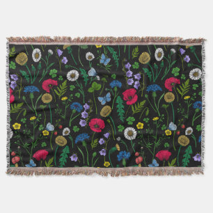 Couverture Fleurs sauvages en noir