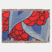 Couverture fleurs stylisées et imprimés feuille (Devant)