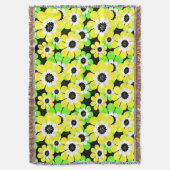 Couverture Fleurs vert jaune (devant Vertical)