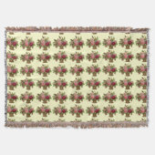 Couverture Fleurs vintages Dans Panier (Devant)