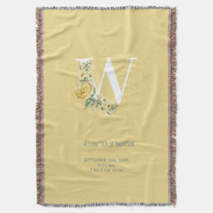 Couverture Fleurs Vintages jaunes Statistiques initiales de n