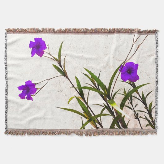 Couverture Fleurs violettes dans la brise (Devant)