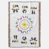 Couverture Flexe. Hexe. Vexe. Tissu de prière rituel de l'aut (devant Vertical)