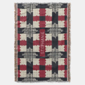 Couverture Flocon de neige de Knit rustique - Boho d'hiver co (devant Vertical)