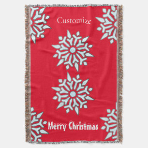 Couverture Flocon de neige ornement de Noël Thunder_Cove