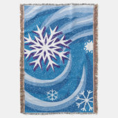 Couverture Flocons de neige dans le vent - (devant Vertical)
