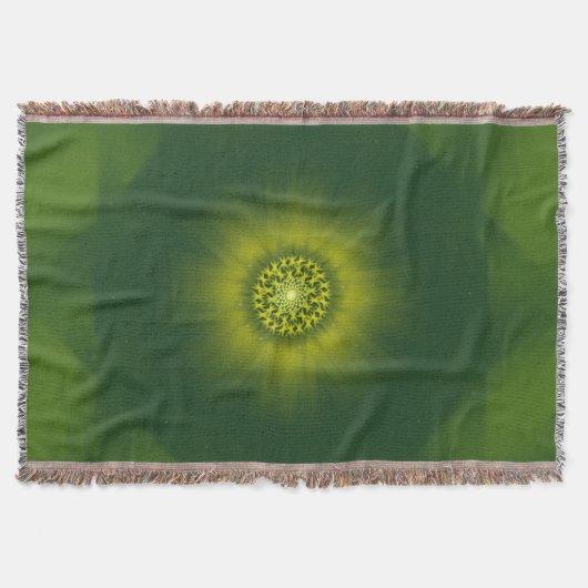 Couverture Floraison de poussière d'or – Fractale botanique (Devant)